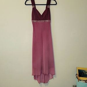 Dusty rose pink dress